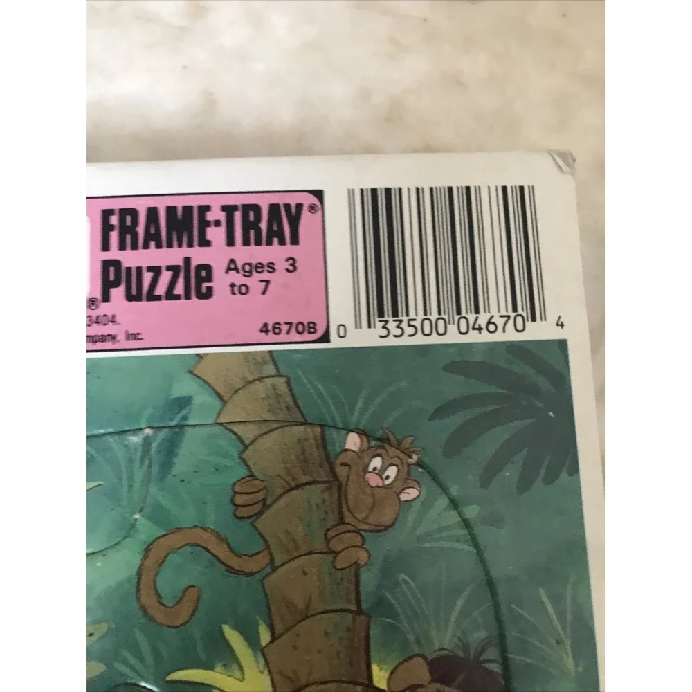 Disney Duck Tales Frame-Tray Puzzle Cardboard Golden Vintage‎ 4670B 1990